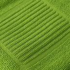 T-fal Solid & Checked Parquet Kitchen Towels: Highly Absorbent, Super Soft Long Lasting - 100% Cotton, 16"x26" Dish Towels for Cleaning & Drying Dishes, Pans, Glassware, Countertops, 6-Pack, Green