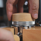 Espresso Accessories Kit 58mm for E61 Group Head Bottomless Portafilter, Calibrated Tamper, Dosing Funnel with Puck Filter, and Espresso Distributor