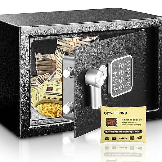 240 Gram Rechargeable Silica Gel Desiccant Packets, Desiccant Packs for Storage, Color Indicating Moisture Absorbers for Suitcase, Safe, 3D Filaments, Electronics, Cars, Camera [2 PACK]