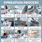 Tartle 550W Commercial Vegetable Cutter and Food Processor - 110V Multifunction Automatic Cutter - Vegetable Slicer Cheese Grater Potato Dicer, 3.17 Quart with Disc Blades
