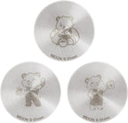 MEION 51mm Espresso Puck Screen-3 Pack 0.2mm Ultra Thin Espresso Puck, Stainless Steel Reusable Coffee Filter, Compatible with Espresso Machine 51mm Portafilter Basket