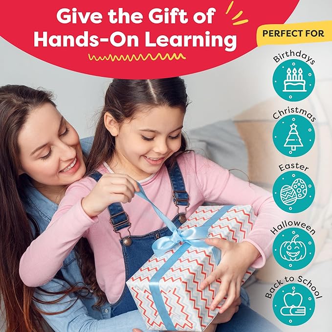 Baketivity Cookie Cutter Set for Kids, 24 Assorted Cookie Cutters of Basic Shapes, Seasonal, and Holiday Themes - with Rolling Pin, Silicone Baking Pan, and Non-Stick Baking Mat - BPA-Free - Ages 4+