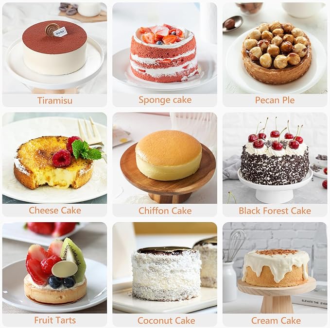 4 Inch Cake Pan Set of 4, Removable Bottom & Easy Releasing Mini Cake Pan, Leakproof & Nonstick Round Cake Pan, 304 Stainless Steel Small Cake Baking Pans, Non-Toxic & Healthy