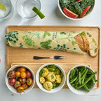 Bee's Wrap Vegan Beeswax Wraps for Food - Vegan Herb Garden 3 Pack (S, M, L) Made in USA Reusable & Organic Food Wraps, Sandwich Wrap & Bowl Covers - Eco Alternative to Aluminum Foil & Plastic Wrap