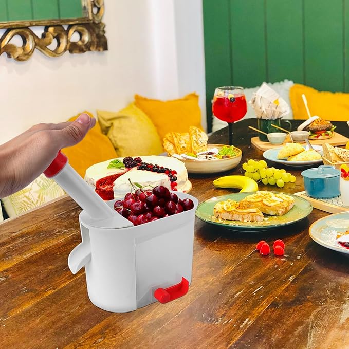 Hemoton 1pc Multifunctional Cherry Pitter Tool Easy Squeeze Grip for Quick Removal of Fruit Pits Vegetable Gadget for Safe Feeding Boy Girl