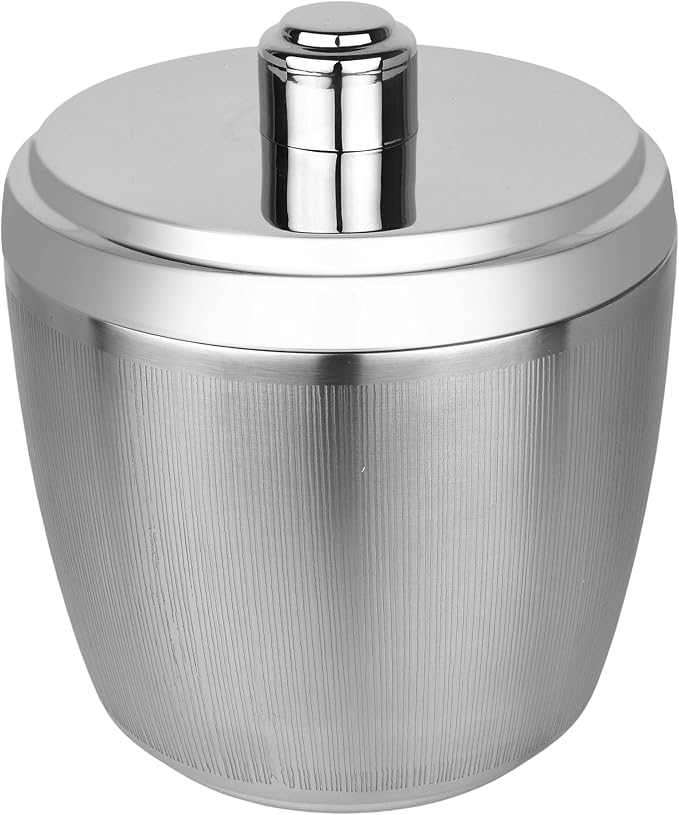 Silver Stainless Steel Cocktail Shaker and Bar Equipment | Silver Ice Bucket
