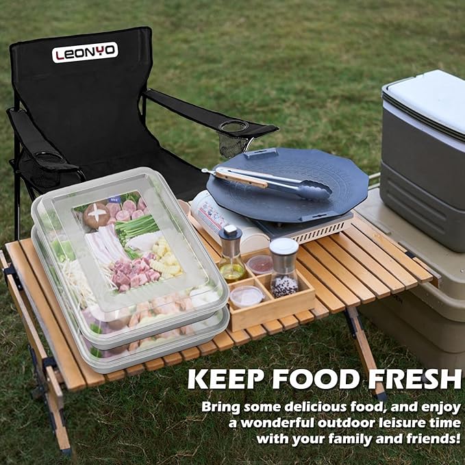 Leonyo Lasagna Pan with Lid, 10.5 x 8 x 2 Inch Rectangular Cake Pan with Lid, Stainless Steel Baking Sheet Brownies Casseroles Deep Tray for Toaster Oven, Focaccia, Fish, Chicken