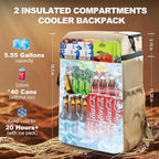 Backpack Coolers Insulated Leak Proof, 36 Cans Large Cooler Backpack Insulated Waterproof. Soft Cooler Bag for Beach Travel Outdoor Camping Picnic