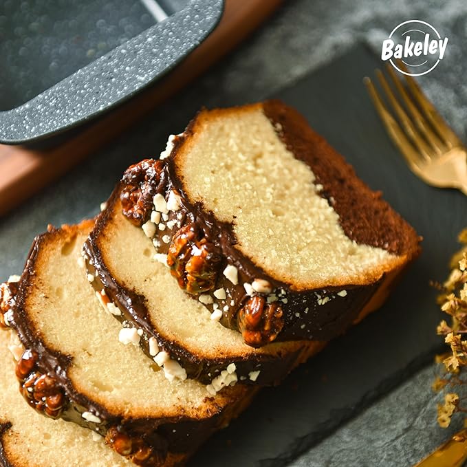 Loaf Pan 12-Inch Non-Stick Warp-Resistant Bakeware Rectangle Bread and Cake for Oven Instant Baking 13.8" x 4.8"