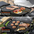 Stanbroil Cast Iron Grill Griddle for Weber Q200 Q220 Q240 Q260 Q2000 Q2200 Q2400 Series Gas Grills, Replacement Part for Weber 6559