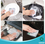12 PCS Non Scratch Wire Dishcloth, Cleans Fast Without Scratching, Stands Up to Stuck-on Grime, Multi-Surface Safe, Wire Dishwashing Rag Cleaning Power for Everyday Jobs 7.87“ x 7.87”