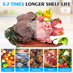 Vacuum Sealer Food Saver Rolls Bag 8"X20'&10"X20'&11"X20' 3Pack, BPA-Free Thick Seal Meal Bags Roll,Commercial Customize Size, Sous Vide Cooking Vacuum Seal Rolls, Meat Cheese Dry Goods