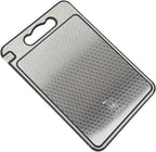 MAN-PC Cutting Board for Kitchen Double Sided 304 Stainless Steel Chopping Board Food-Grade Stainless Steel and Wheat Straw PP Samll Size 14’’×9.6’’ Easy to Clean