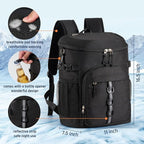 Cooler Backpack, Lightweight and Large Capacity Soft Backpack Cooler, Leak Proof Cooler Bag for Men Women