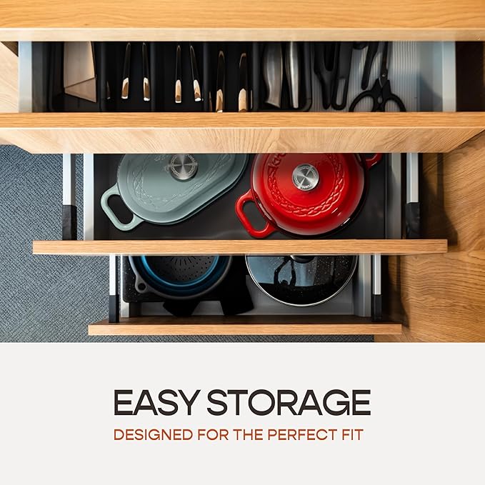 Enameled Cast Iron Dutch Oven for Sourdough Bread Baking | 6 Quart Oval Pot with Lid | 10 Inch Ceramic Enamel Thick Coated Cookware with Non Stick Silicone Baking Mat for Cooking | 6 Qt | Sea Salt