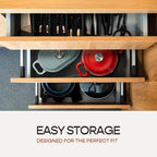 Enameled Cast Iron Dutch Oven for Sourdough Bread Baking | 6 Quart Oval Pot with Lid | 10 Inch Ceramic Enamel Thick Coated Cookware with Non Stick Silicone Baking Mat for Cooking | 6 Qt | Sea Salt