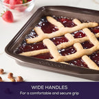 Circulon Nonstick Bakeware Nonstick Baking Pan / Nonstick Cake Pan, Square - 9 Inch, Brown, Chocolate