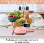 Nonstick Ceramic Saute Pan with Steamer, Non Toxic Deep Frying Skillet with Spatula, PFOA,PFOS,Lead & Cadmium Free,Dishwasher Safe,4 Qt,11-inch, Terracotta,All in One Pan,ceramic cookware with lid