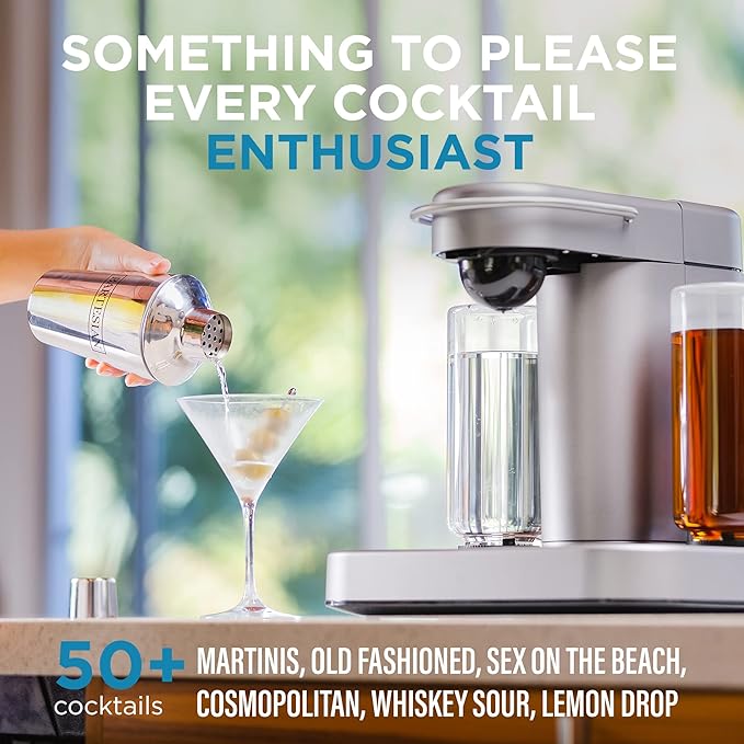 Bartesian 16-Pack Long Island Iced Tea Mixer Capsules for Cocktail Machine – Home Bar Mixology Cocktails Mix Pod Capsule Set To Use With the Bartesian Cocktail Drink Maker Machine