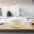 Placemats Set of 6 - Easy Clean Washable Vinyl Placemats - Wipeable Heat Resistant Table Mats for Dining Table - 17.7x11.8 Inch (6, Beige)