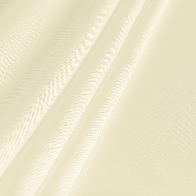 sancua Rectangle Tablecloth - 60 x 84 Inch - Stain and Wrinkle Resistant Washable Polyester Table Cloth, Decorative Fabric Table Cover for Dining Tables, Buffet Parties and Camping, Beige