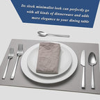 20 Piece Silverware Set for 4, EIUBUIE Premium Stainless Steel Cutlery Set, Mirror Polished Flatware Sets Heavy Duty and Solid, Modern Kitchen Eating Utensils Sets Include Spoons Forks Knives