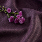 Solino Home Grape Linen Tablecloth 52 x 52 Inch - 100% Pure Linen Square Table Throw - Athena, Machine Washable Tablecloth for Summer, Fall, Autumn, Halloween