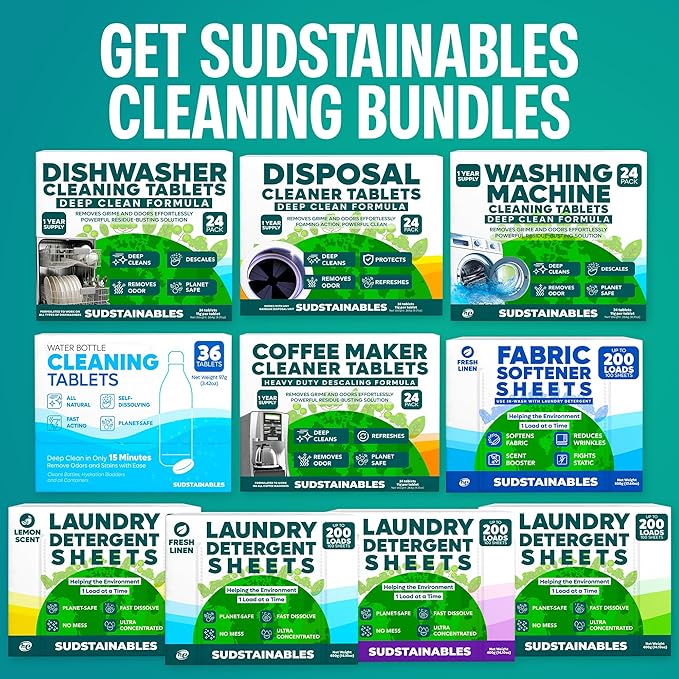 Coffee Maker Cleaner Tablets – Descaling & Cleaning Solution for Coffee Makers, Pot, Espresso Machines – Compatible with Breville, Miele, Keurig, DeLonghi, Nespresso & More – Removes Stains & Oils