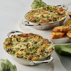 Hestan OvenBond Provisions - Oval au Gratin Dishes Stainless Steel, Set of 2, (13 Ounce), Small (6.5" x 5.5")