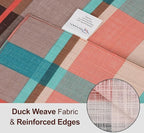 Ruvanti Placemats 100% Cotton 13x19 Inch, Dining Table Placemats Set of 6, Modern Place Mats for Dining Table Decor, Kitchen & Table Linens, Coffee Mat for Christmas Dinners - Likely