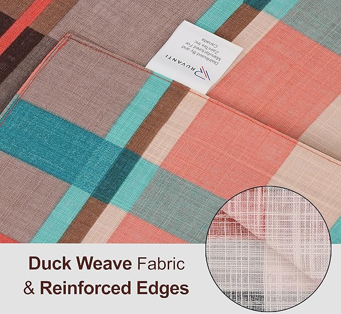 Ruvanti Placemats 100% Cotton 13x19 Inch, Dining Table Placemats Set of 6, Modern Place Mats for Dining Table Decor, Kitchen & Table Linens, Coffee Mat for Christmas Dinners - Likely