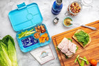 Yumbox Tapas Leakproof Bento Lunch Box: 4.2 Cups Larger 4-Compartment Design in Capri Pink with Zodiac Tray - Ideal for Adults and Bigger Kids; fits all bags