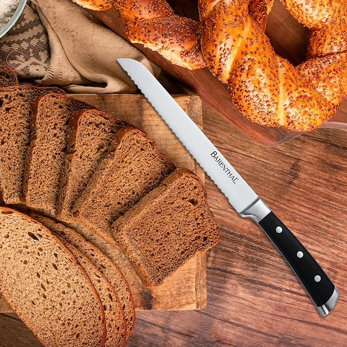 Knife Set，17 Pieces Knives Set with Block for Kitchen ，Dishwasher Safe Razor-Sharp German Stainless Steel Kitchen Knife Set with Ergonomic Handle，with Gift Box