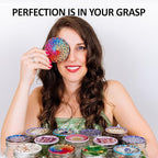 Supa Ant Thickest Canning Lids Regular Mouth (50 Pcs.) Food Grade Tin Can Lids for Canned Food - Buckle Proof & Rust Proof Lid for Canning Kit for Regular Mouth Mason Jars (Mandala) Canning Supplies