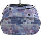 ALLCAMP Insulated Cooler Bag Portable Collapsible Picnic Basket Cooler with Sewn in Frame (Medium Purple Pattern)