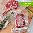 TYPLASTICS Quart 300 Count Vacuum Sealer Bags, for Food Saver, Vac Storage, Meal Prep, Pre-Cut