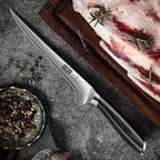 Fillet Knife 7 Inch, Razor Sharp Boning Knife for Meat Poultry Chicken Cutting, Japanese High Carbon Powder Steel Fish Knives with Flexible Blade and Pakkawood Handle