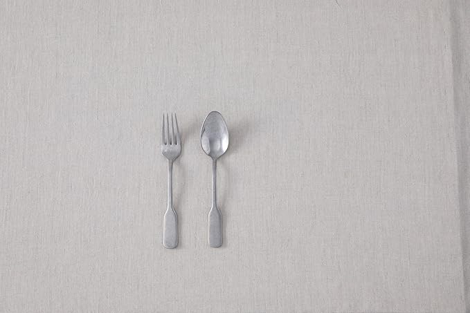 Fortessa Ashton 18/10 Stainless Steel, 2 Piece Serving Set, Antiqued Silver