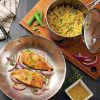 Tramontina Tri-Ply Clad Stainless Steel 8-Piece Cookware Set with Glass Lids, Pots and Pans Kitchen Set, Induction-Ready, Dishwasher-Safe, NSF-Certified