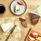 Bee's Wrap Beeswax Wraps for Food - Honeycomb 3 Pack (S, M, L) Made in USA Reusable & Organic Food Wraps, Sandwich Wrap & Bowl Covers - Eco-Friendly Alternative to Aluminum Foil & Plastic Wrap