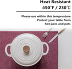 Home Brilliant Red Placemats Set of 4 Cloth Placemat for Holiday Heat Resistant Dining Table Mats Kitchen Washable Place Mats, Wine Red