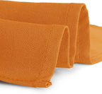 Gee Di Moda Rectangle Tablecloth - 90 x 156 Inch Orange Table Cloth for 8 Foot Table with Floor-Length Drop - Heavy Duty Washable Fabric - 8 Ft Buffet Table, Holiday Party, Wedding & Baby Shower