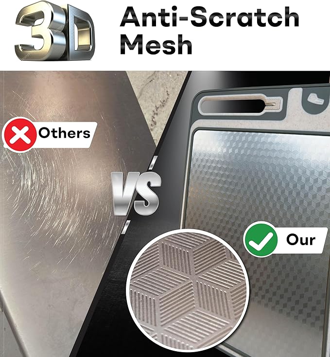 Stainless Cutting Board - Stainless Cutting Boards for Kitchen - Metal Cutting Boards - Stainless Steel Cutting Board - Tabla de Cortar de Acero Inoxidable - Steel Chopping Board