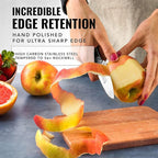 Cutluxe Kitchen Knives, 5 Pcs Chef's Knife Set – Razor Sharp German Steel, Full Tang, Ergonomic Handles – Artisan Series