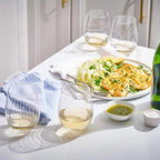 Set of 4 Etched Stemless Wine Glasses - Wine Tumbler Drinking Glass Cups - Kitchen Water Glasses Gift Cup Sets - Lowball Cocktail Glasses for Wedding Anniversary Drink