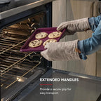 KitchenAid 9x13in Nonstick Aluminized Steel Baking Sheet, Beetroot