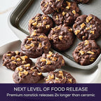 Circulon Nonstick Bakeware, Nonstick Cookie Sheet / Baking Sheet - 11 Inch x 17 Inch, Dark Gray