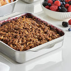 Hestan Provisions OvenBond – 8" x 8" Stainless Steel Square Baker Pan (Pack of 2)