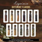 Moscow Mule Kit Gift Set - 2 Copper Mugs - 11 Botanicals - Stainless Steel Shaker & Jigger - Mudder - Recipe Book - Moscow Mule Cocktail Kit - Basket Gifts for Women - Unique Accessories for Infusion