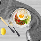 Homaxy Premium Kitchen Towels(18”x 28”, 6 Pack), Large Cotton Kitchen Hand Towels, Flat and Terry Dish Towels, 380 GSM Highly Absorbent Tea Towel Set with Hanging Loop, Navy Blue/Khaki/Black